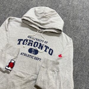 OVO X Univerity Of Toronto Hoodie Men's 3XL Streetwear Stained Cotton Gray